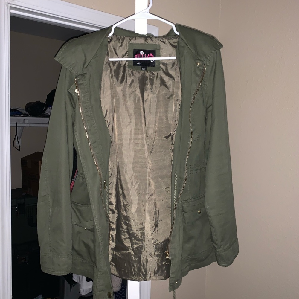 Green army jacket from tj maxx